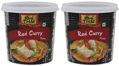Real Thai Red Curry Paste 1kg Pack of 2