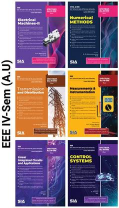 B.E/B.Tech (EEE) IV-Semester (R-17) SET OF 6 SUBJECTS (Anna University), Latest 2020 Edition