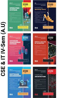 B.E/B.Tech (CSE&IT) IV-Semester (R-17) SET OF 6 SUBJECTS (Anna University), Latest 2020 Edition