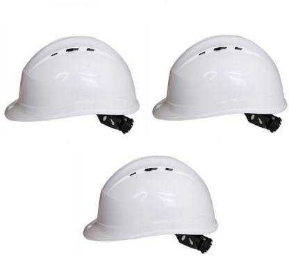 Safetech Safety Helmets White (pack of 3) Construction Helmet