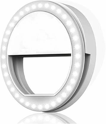 Planetoid Rechargeable Selfie Enhancing Portable Ring Light with Three Modes and 36 LED Ring Flash