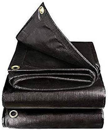 RAIN TARP Tarpaulin (24 ft x 30 ft) Virgin UV Treated 250 GSM Black Waterproof PlastiC Tent - For CONSTRUCTION, TRANSPORTATION, WAREHOUSE, SEA, RAIN, SUN LIGHT