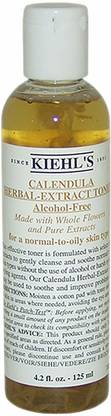 Kiehl's Calendula Herbal Extract Alcohol-Free Toner - For Normal To Oily Skin Types 125ml Men & Women