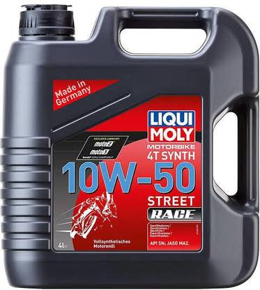 Liqui Moly 4100420016868 LIQUI MOLY 10W50 STREET RACE 4L Synthetic Blend Engine Oil