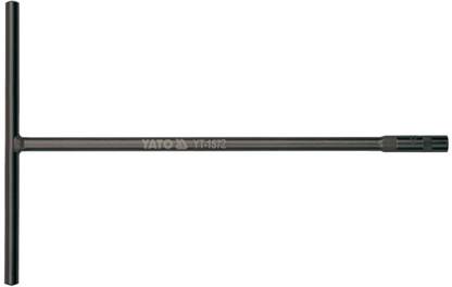 YATO YT-1572 Single Sided Long Bar Designed with AS-Drive and CrV 6140 9 mm Single Sided Open End Wrench