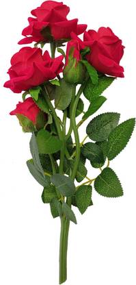 Roseikon Rids Rose Stick Red Rose Artificial Flower