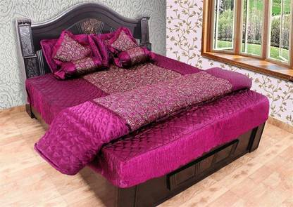 Craft Jaipur Pure Silk King Sized Bedding Set