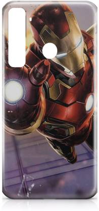 Arcent Back Cover for Realme 5 CASE COVER, CAPTAIN AMERICA, IRON MAN, AVENGERS