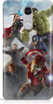 Arcent Back Cover for Mi Redmi Note 4, CAPTAIN AMERICA, IRON MAN, AVENGERS, HULK, THOR