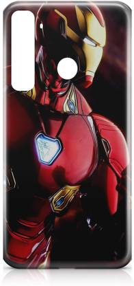 Arcent Back Cover for Realme 5 Pro CASE COVER, CAPTAIN AMERICA, IRON MAN, AVENGERS