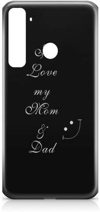 Arcent Back Cover for Realme 5i CASE COVER, LOVE, MOM DAD