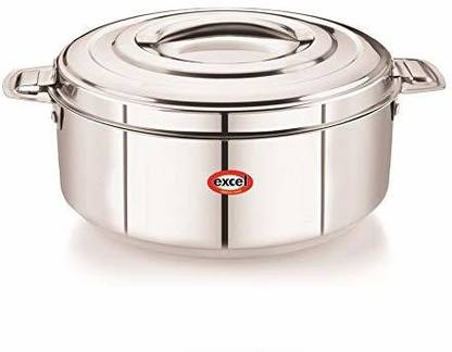Excel Casserole chapati Box chapati Container hot case in Stainless Steel Serve Casserole