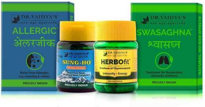 DR. VAIDYA'S Asthma Pack - Ayurvedic and Natural Pack for the treatment of respiratory problems, Asthma and breathing ailments