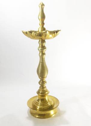 AMKL Brass Kalash Samai Brass Table Diya