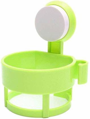 Vruta Bathroom, Hair Dryer Holder Rack with Vacuum Suction Cup Plastic Wall Shelf Wall Mounted Dryer Holder Wall Mounted Dryer Holder