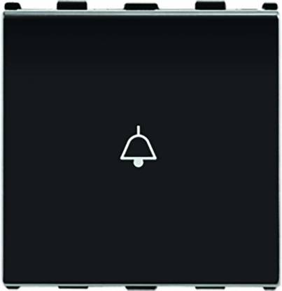 Anchor By Panasonic Modular 1M 6AX V0 Grade Polycarbonate One-Way Switch (Black) 6 A One Way Electrical Switch