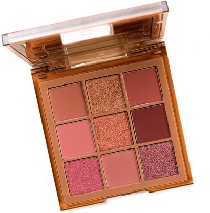 X Beauty 9 COLOUR NUDE OBSESSION MEDIUM SHIMMER MATTE EYESHADOW PALETTE 100 ml