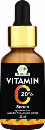 GULBADAN Vitamin C Serum Aloevera Extract, Hyaluronic Acid For Skin Whitening Lightening