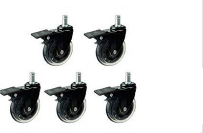 ELLOZIA Office Chair Wheel with Lock Swivel Furniture Caster