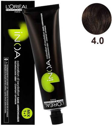 L'Oréal Paris Inoa Hair Color - 4.0 Brown , 4.0 - Brown