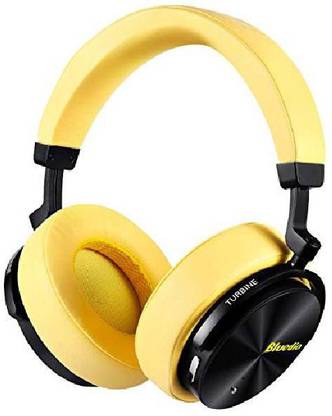 Bluedio T5 Cancelling Headphones Over Ear Wireless Blue Bluetooth