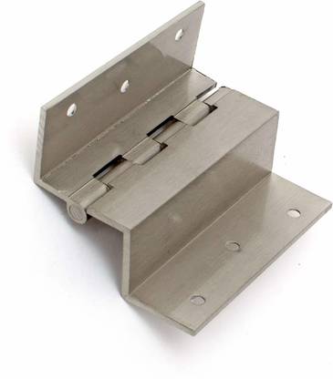 Sanjari BRASS W HINGES 3 INCH PACK OF 12 PCS (Silver Matte Finish) Butt/Mortise Hinge