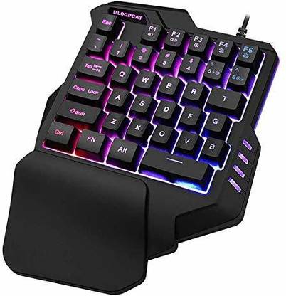 House Of Sensation W6411RF Desing Mini Slim Stylist Multimedia Keyboard Wired for PC - Laptop (White) Bluetooth Standard Gaming Keyboard Compatible with Desktop, Laptop, Mac