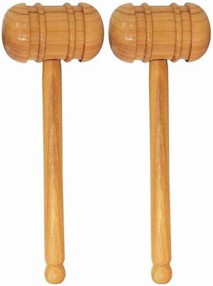 HACKERX Cricket Bat Knocking Hammer Pack of 2 Wooden Bat Mallet
