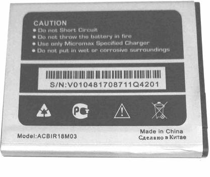 NEW Mobile Battery For  MICROMAX Canvas Spark 4G
