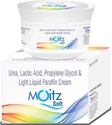 Moitz SOFT FOOT CREAM WITH MOISTURIZING (UREA, LACTIC, PG , LLP ) (2 X 50 gm)