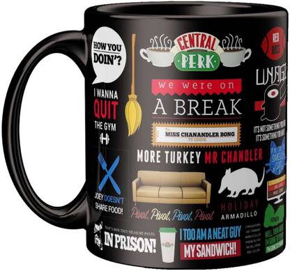 ECFAK Friend Web Series Doodle Ceramic Coffee Mug