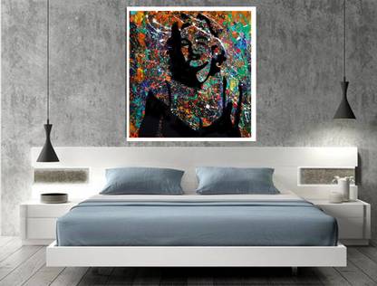 SANSI marilyn monroe abstract painting Digital Reprint 24 inch x 24 inch Painting