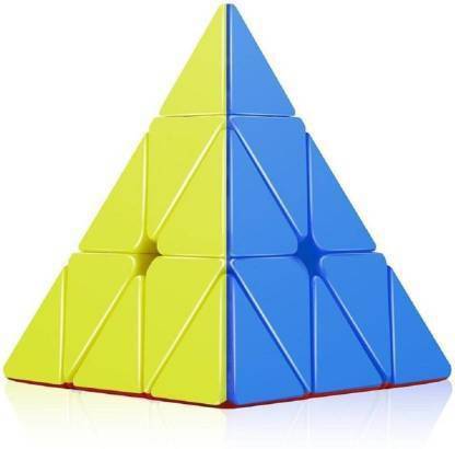 Toy Centre Super Smooth Sticker less Pyramid Speed Triangle Cube Magic Cube
