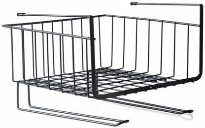 Soaring Containers Kitchen Rack Iron Door Organiser, Over Door Kitchen Cabinet Storage Basket Rack Holder Hanging