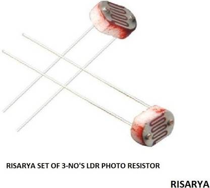 RISARYA LDR SENSOR 5MM,PHOTO RESISTOR,LIGHT DEPENDENT RESISTOR Variable Resistor