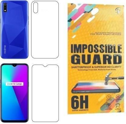 JBJ फ्रंट और बैक स्क्रीन गार्ड REALME C3 के लिए