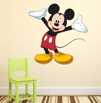 Wallzone 60 cm Micky Mouse Removable Sticker
