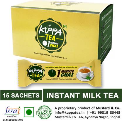 Kuppa Tea INSTANT GINGER TEA SACHETS Ginger Instant Tea Box