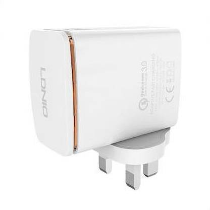 LDNIO 3 A Wall Charger for Mobile with Detachable Cable
