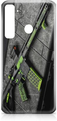 Arcent Back Cover for Realme 5 Pro CASE COVER, PUBG, GUN, GAME