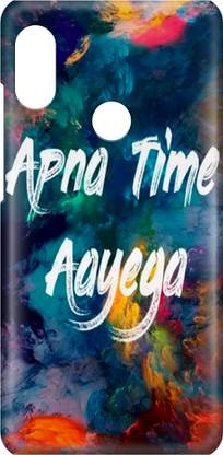 Arcent Back Cover for Mi Redmi Note 7S CASE COVER COVER, QUOTE, APNA TIME AAYEGA