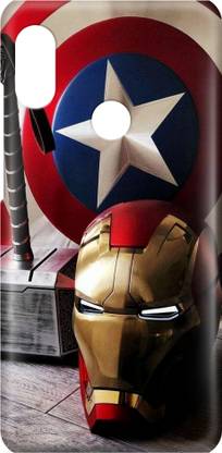 Arcent Back Cover for Mi Redmi Note 7 Pro CASE COVER COVER, CAPTAIN AMERICA, IRON MAN, AVENGERS