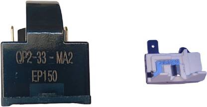 PBROS 1 Pieces 33 Ohm 2 Pin Gold pin PTC Starter Relay Suitable for 165 LTR to 300 LTR Refrigerator Temperature Sensor and Controller Electronic Hobby Kit