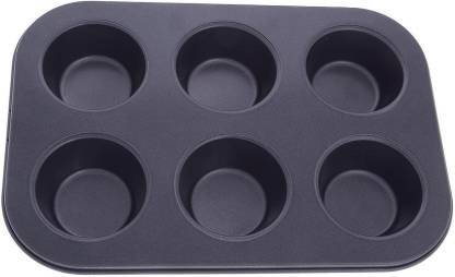 smile4u Aluminium Cupcake/Muffin Mould 6
