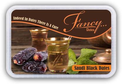 Fancy Best Quality Saudi Black Dates 1 kg Dates
