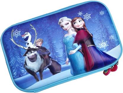 Haulsale Frozen 3D Embosed Frozen Art Plastic Pencil Box