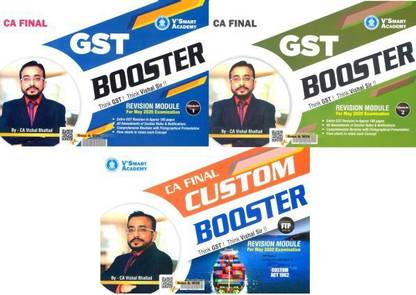 VSmart CA Final IDT Booster Book Set (3 Books) Old And New Syllabus By Vishal Bhattad Applicable For May 2020 Exam