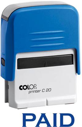 colop PAID SELF INK STAP SELF INKING STAMP