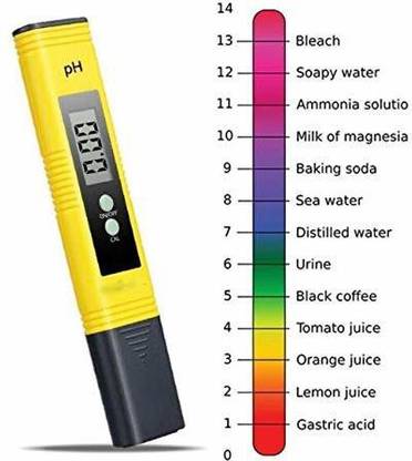 ESSPRON Digital LCD Pocket Pen type pH Meter for water purity testing and Pool, Aquarium measurement (Multi-color) Digital TDS Meter