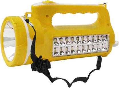 EN 24 Energy 15 Watt LASER LED Torch With 20 Hi-Bright SMD Rechargeable Emergency Torch